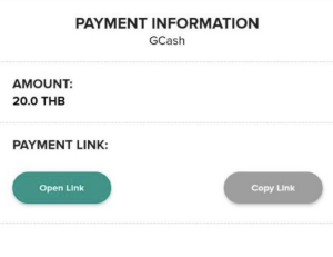 GCash payment links